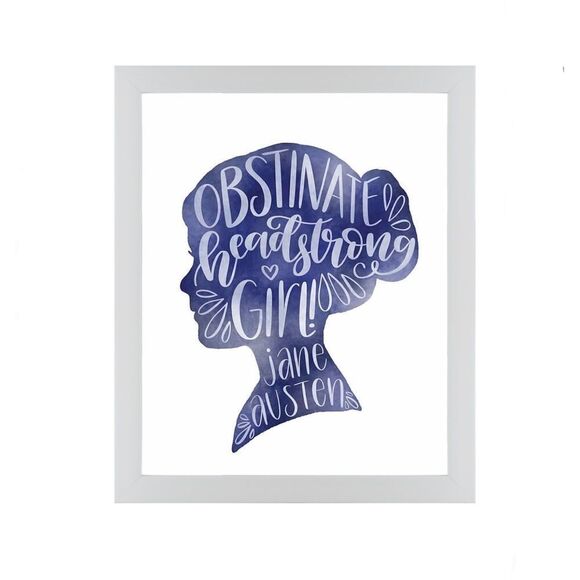 Obstinate Headstrong Girl! Jane Austen Print - Picture 2 of 3